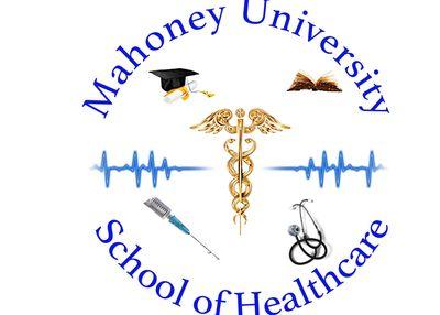 Mahoney University School of Healthcare existing logo