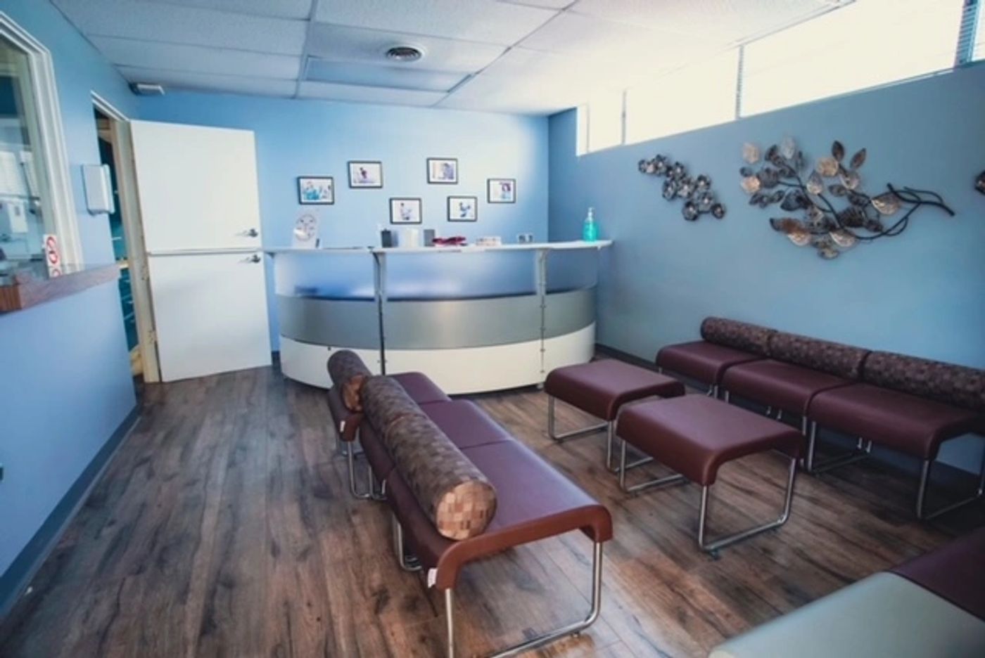 A welcoming reception area